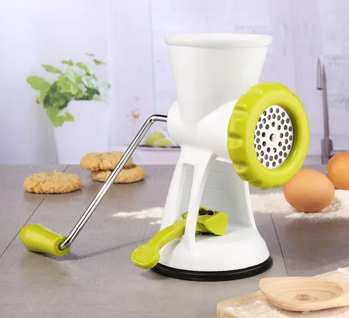 Gravidus Fleischwolf Fleischwolf manuell Edelstahl Kunststoff