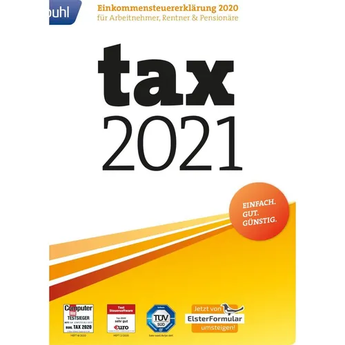Buhl Data Service tax 2021 (1 User, 1 Geräte/User, unbegrenzt) (DL42830-21)