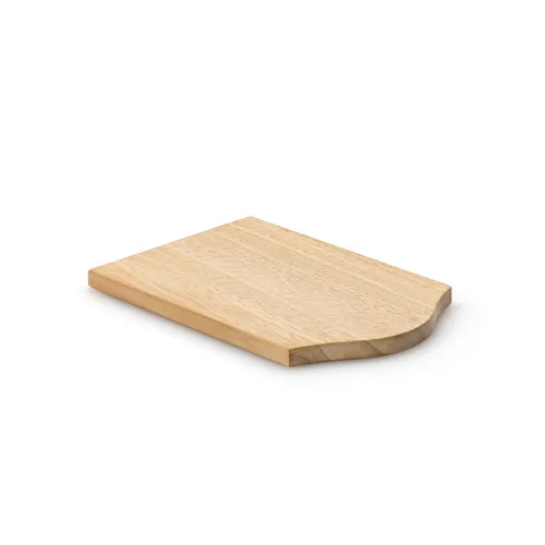 CONTINENTA Raclette-Brettchen Raclette-Untersetzer aus Gummibaumholz 14 x 9,5 cm