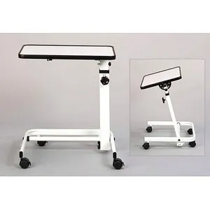 RUSSKA Comfort Beistelltisch Holz weiß 60,0 x 40,0 x 66,0 - 98,0 cm