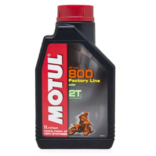 Motul 800 2T FL Off Road- 1 Liter, Brown