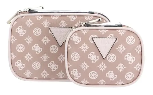GUESS Mildred Cosmetic Case Nude/Blush Multi in pink von GUESS
