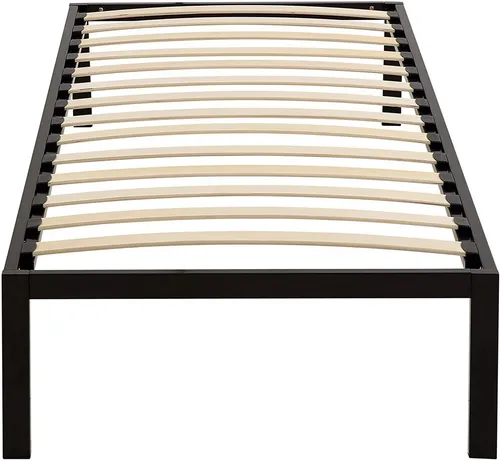 Lattenrost i-Base mit Stauraum 90x200 cm - Komfortabler Lattenrost mit 14 Leisten und 140 kg max. Belastbarkeit. Ideal für Betten mit Stauraum unter dem Bett, stabiler Metallrahmen und naturbelassene Leisten.