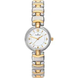 Dugena Damen-Armbanduhr mit Schmuckband aus Edelstahl von Dugena