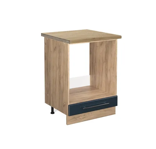 Vicco Herdumbauschrank Fame-Line, Dunkelblau Hochglanz in blau von Vicco