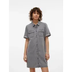 VERO MODA Vmjennie Ss Short Denim Dress Mix Noos in blau von VERO MODA