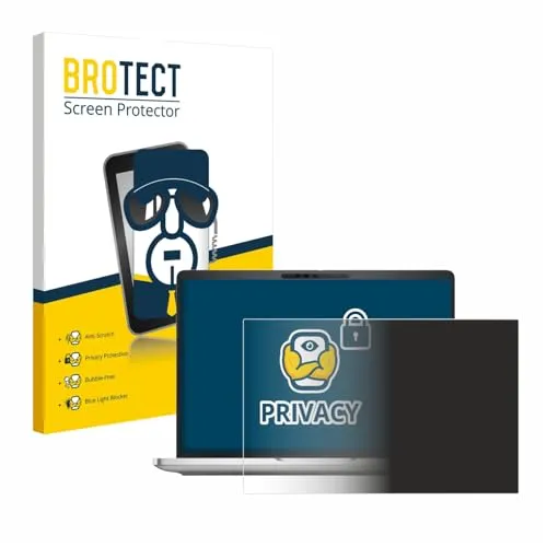 BROTECT Anti-Spy Blickschutzfolie für Dell Pro 13 Plus Laptop Privacy Screen Protector [Displayschutz-Folie, Sichtschutz, Blaulichtfilter]