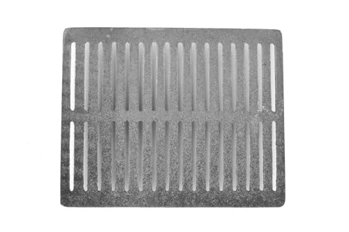 SEZAM 33,5 x 27,5 cm Gussrost Ofenrost Ascherost Gußrost verschiedene Durchmesser, Kaminrost passend Kaminofen Tafelrost Rost Ofengitter Feuerrost Kohlerost BBQ