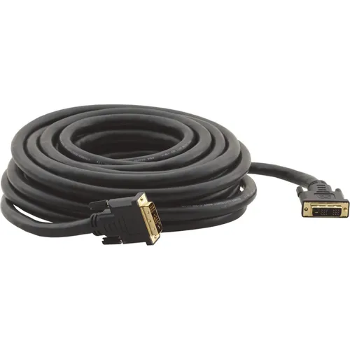 Kramer C-DM/DM/XL Series DVI-Kabel 4,6m - DVI Kabel und Adapter, hochwertiges Single Link DVI-D Kabel mit Daumenschrauben für sichere Verbindungen und optimale Bildqualität.