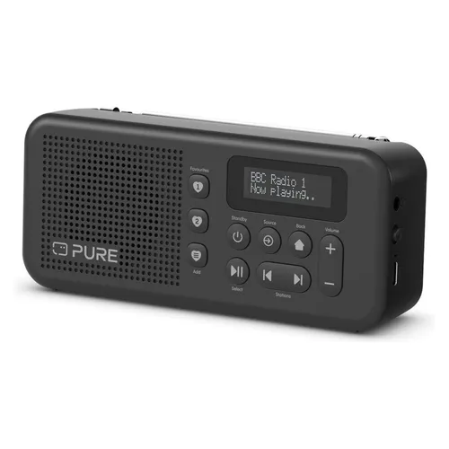 Pure Elan Move Tragbares Digitalradio DAB+ & FM mit Bluetooth 5.3 – Kompaktes Taschenradio mit Akku bis 16 Std - Vielseitiges Digitalradio für unterwegs – DAB+ und FM Empfang, Bluetooth 5.3 Streaming, ultra-portable Bauweise und bis zu 16 Stunden Akkulaufzeit für ungestörten Hörgenuss überall.