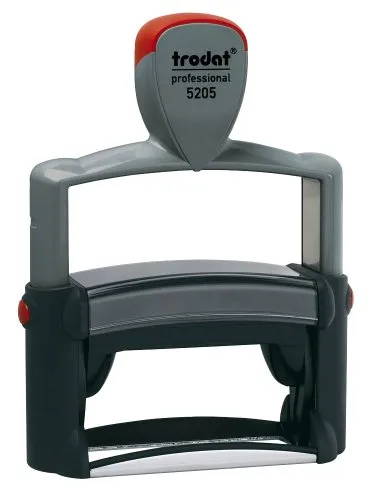 trodat Stempel 5205 ohne Logo - Individueller Stempel für jeden Bedarf - Stempel, individuell anpassbar und ideal für geschäftliche oder private Verwendung, sorgt für klare Abdrucke ohne Logo.