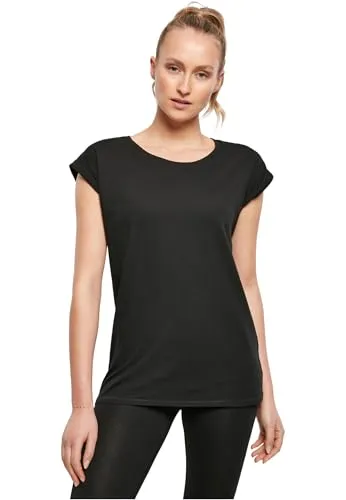 Build Your Brand Ladies ViskoseTee T-Shirt schwarz XL