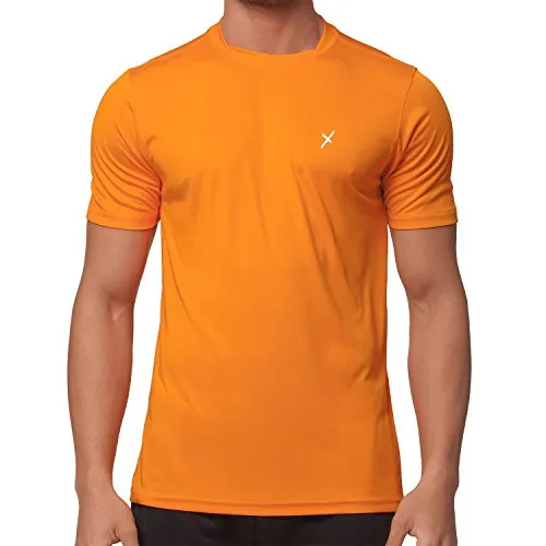 CFLEX Herren Sport Shirt Fitness T-Shirt Sportswear Collection - Orange L
