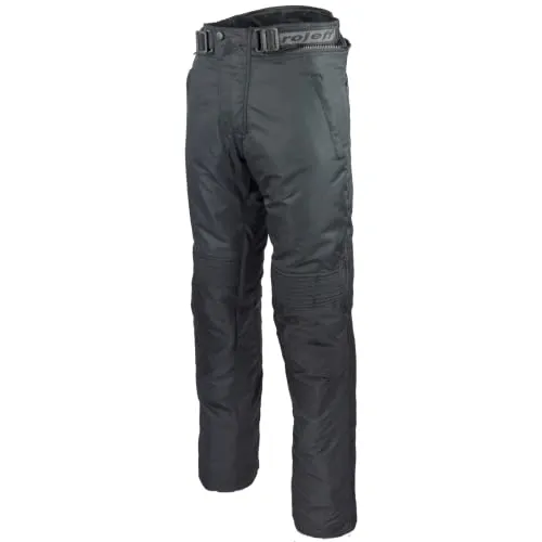 Roleff Racewear Motorradhose Textil/Taslan, Schwarz, M