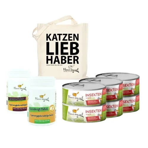 I Love my Cat Futterset für Katzen mit Blasensteinen - 6 Dosen - Leckeres Nassfutter für Kätzchen, mit hochwertigen Zutaten und optimaler Nährstoffzusammensetzung für eine gesunde Ernährung.