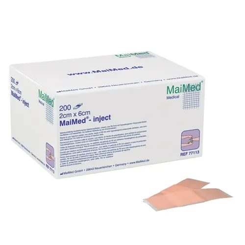 Injektionspflaster MaiMed Inject unsteril 1 cm x 4 cm lose in einer Spenderbox 400 Stück
