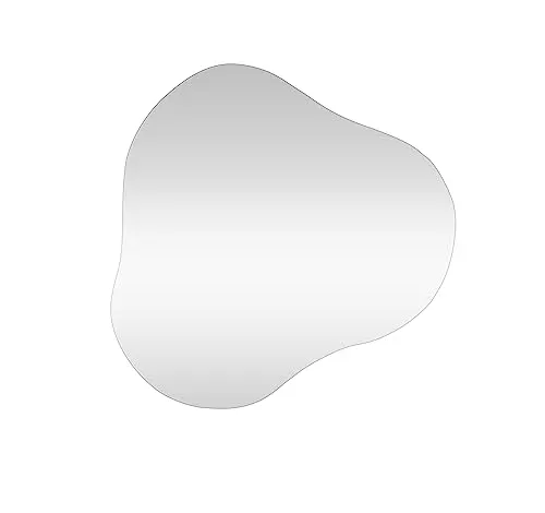 LC Home asymmetrischer Wandspiegel – Rahmenloses Tropfen Design - Dekorative Wandspiegel mit hochwertigem, rahmenlosem Design und einfacher Montage, ideal für jeden Raum.
