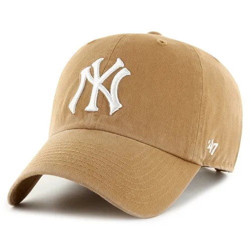Brand Strapback Cap - CLEAN UP New York Yankees camel 47