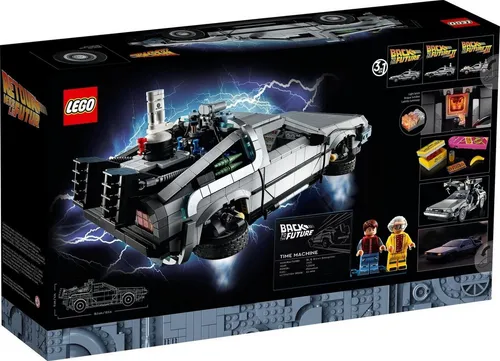Produktbild LEGO Back to The Future Time Machine 10300 – Detailliertes Bauset für Erwachsene