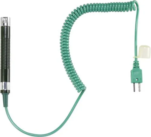 VOLTCRAFT TP-30 Oberflächenfühler -40 bis +400 °C - Temperatur-Messtaster & Temperaturfühler, präzise Messungen von -40 bis +400 °C mit Mini TE-Stecker für vielseitige Anwendungen.