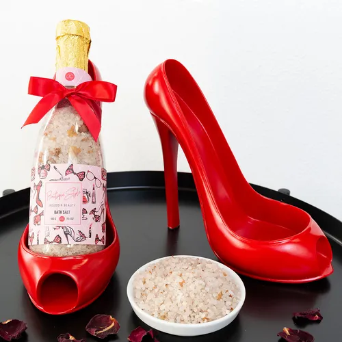 Accentra Duschset Frauen Geschenkset – 2-teiliges Wellness Set mit Badesalz im Keramik-Pump - WELLNESS FÜR ZUHAUSE: Das 2-teilige Set beinhaltet Badesalz mit Rosenblüten und einen dekorativen Keramik-Pump. Ideal als Geschenk für jeden Anlass, sorgt es für entspannende Momente und stilvolle Akzente in deinem Bad.