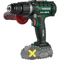 PARKSIDE® 20 V Akku-Schlagbohrschrauber PSBSA 20-Li E4 - Vielseitiger Akku-Schlagbohrschrauber mit 3 Funktionen: Bohren, Schlagbohren und Schrauben. Inklusive LED-Arbeitsleuchte und praktischem Aufbewahrungskoffer. Ideal für Heimwerkerprojekte.