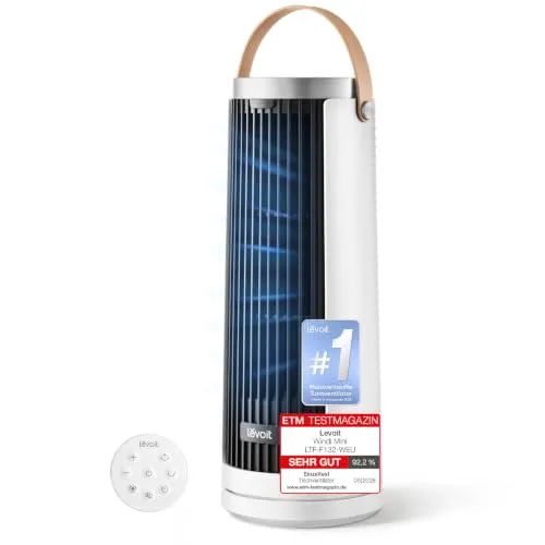 Levoit Kompakt Turmventilator DC Motor – leise & effizient von Levoit