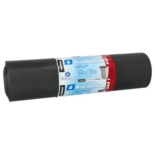 Papstar Müllsäcke 240l LDPE schwarz