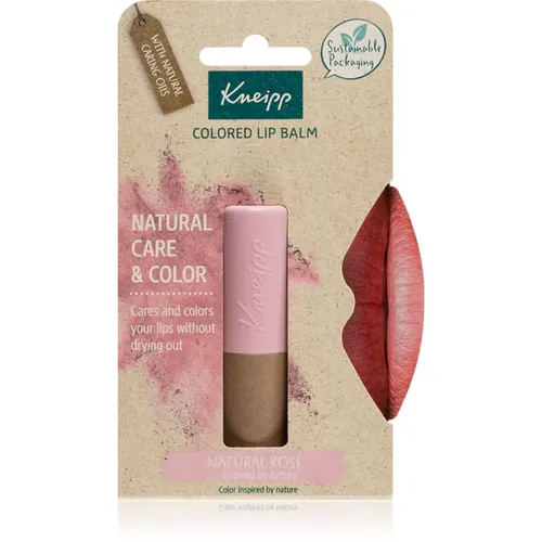 Kneipp Natural Care & Color tönender Lippenbalsam Farbton Natural Rosé 3.5 g