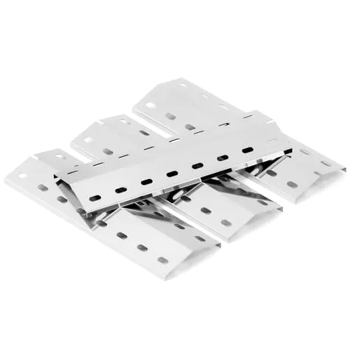 36,5 x 12cm Edelstahl Universal Brennerabdeckung für Enders Chicago 3, Enders Boston Pro 3K, flammenabdeckung Ersatzteile für Enders Boston 6 Kr Turbo, Tepro 3561, Barbecook Brahma 4.0, 4 Stück