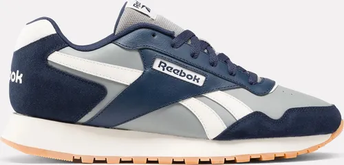 Reebok Unisex Glide Sneaker - Grey 3 Chalk Vector Navy, 39 EU - Herren-Sneaker mit perforierten Details für Atmungsaktivität und EVA-Zwischensohle für optimalen Komfort beim Gehen.