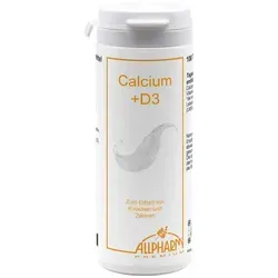Calcium + D3 Tabletten 100 ST - Nahrungsergänzungsmittel für starke Knochen und das Immunsystem, 2 x täglich 1 Tablette für optimale Calcium- und Vitamin D3-Versorgung, geeignet für Vegetarier.