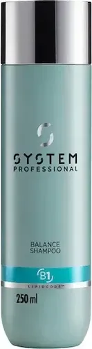System Professional Balance Shampoo 250 ml - Shampoo für empfindliche Kopfhaut, spendet Feuchtigkeit und beruhigt irritierte Haut. Ideal für Damen mit geschädigtem Haar.