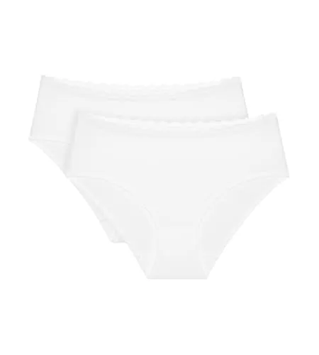 Triumph Feel of Cotton Midi 2P White