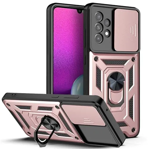 betterfon Handyhülle für Samsung Galaxy A53 5G | Stoßfest & Kratzfest | Mit Kameraschutz, Anti-Fingerabdruck & robustem Panzerschutz-Design | Rosegold