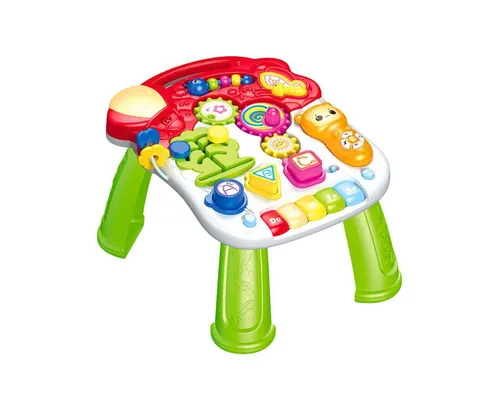 Wisam 5-in-1 Lerntisch Baby Walker Scooter - Multifunktionales Lernspielzeug für Kinder: Lauflernhilfe, Rutschfahrzeug, Roller und interaktives Aktivitätspanel in einem. Fördert die motorische und sensorische Entwicklung und bietet stundenlangen Spielspaß.