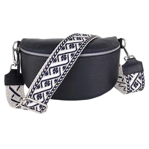 MIRROSI® Bauchtasche Damen aus Echtleder von MIRROSI