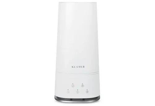 KLAMER Luftbefeuchter 4L - Leise & Effizient für Optimalen Komfort - Luftbefeuchter für Räume bis 45m², mit Hygiene-Filter und 40h Laufzeit. Ideal gegen trockene Luft und zur Verbesserung des Wohlbefindens in Büro, Schlaf- und Kinderzimmer.