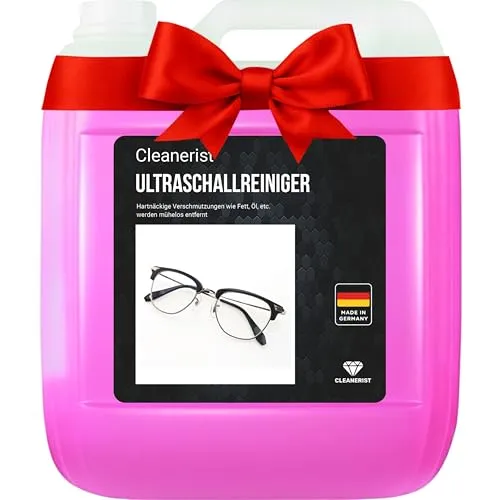 Cleanerist 10 L Ultraschallreiniger Konzentrat | reinigt Schmuck, Münzen, Brillen, Kleinteile & Dental | Ultraschallbad | Ultraschallgerät
