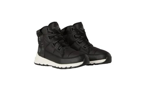 The North Face Womens Thermoball Lace UP Luxe WP - Modische Damenstiefel in Schwarz - Wanderschuhe mit wasserdichter DryVent Membran und innovativer ThermoBall-Isolierung für warme, trockene Füße bei jedem Wetter. Ideal für Alltag und Freizeit.