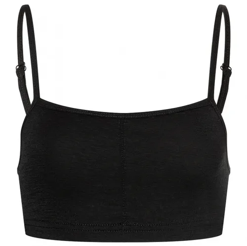 Super.Natural W Cosy Bra jet black (872) XL - Sportunterwäsche für Damen, aus weichem Merino-Mix für höchsten Tragekomfort. Ideal für Reisen und Alltag mit verstellbaren Trägern für perfekte Passform.