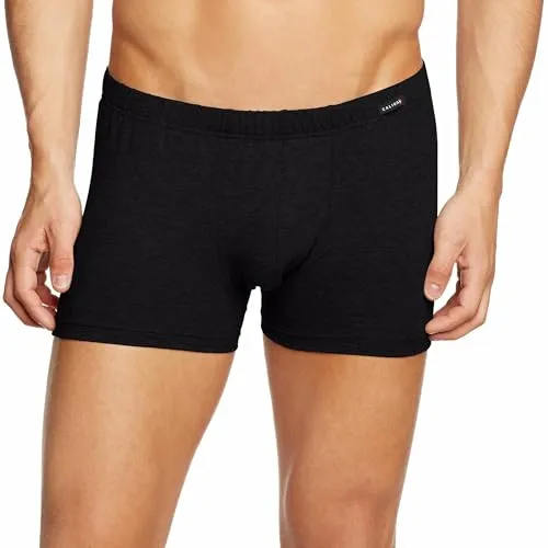 Calida Evolution Boxer 25660 Schwarz X-Large Herren - Herrenunterhosen aus 94 % Baumwolle für ultimativen Komfort und atmungsaktiven Tragekomfort. Die perfekte Kombination aus stilvollem Design und langlebigem Stretch für den Alltag.