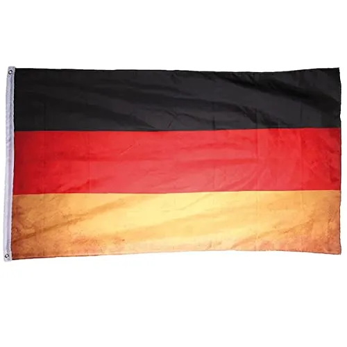Deutschland Fahne Vintage Retro Flagge 90 x 150 cm Shabby Style