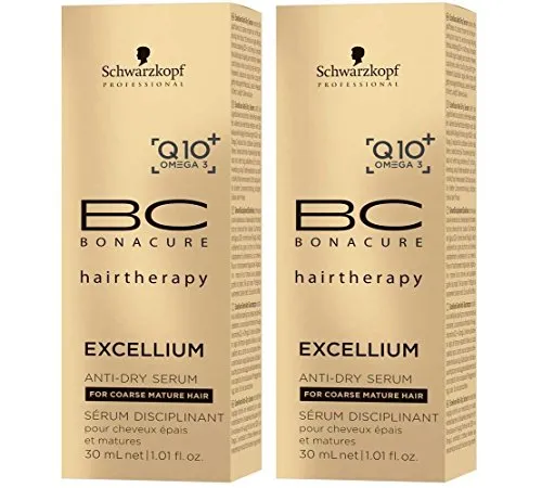 Schwarzkopf 2 er Pack Schwarzkopf BC Bonacure Excellium Anti-Dry Serum 30 ml