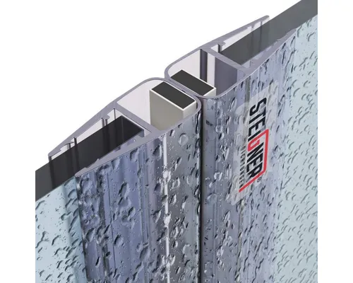 STEIGNER Duschdichtung UKM02, 200 cm, für 6mm bis 8mm Glasstärke - Hochwertige Duschdichtung von STEIGNER für optimale Abdichtung. Ideal für Duschtüren mit 6-8 mm Glasstärke, einfach zu montieren und sorgt für eine saubere Dusche ohne Wasserflecken.