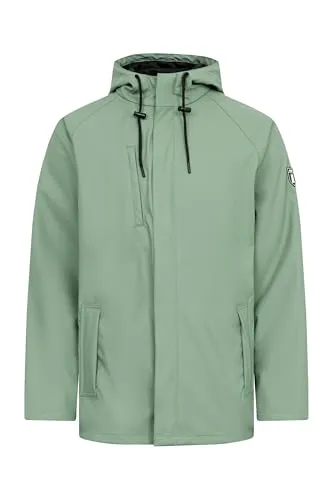 Derbe Regenjacke Passby Plain Herren Grün L von Derbe