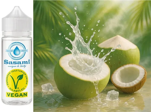 Kokosnusswasser - Kokosnuss Wasser Aroma Konzentrat - Vegan - Sasami - 10ml