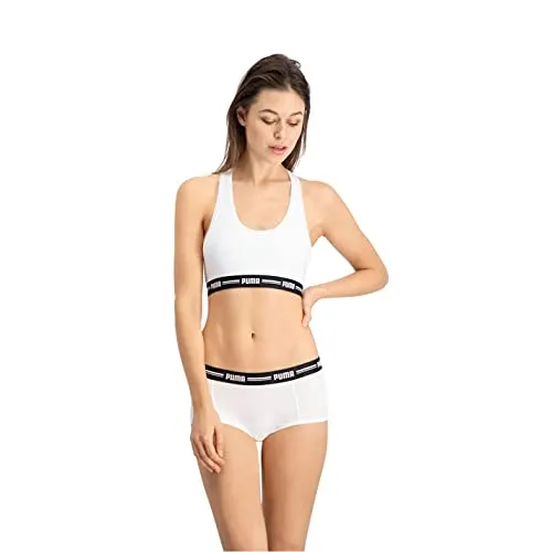 PUMA Damen Mini Shorts in weiß von PUMA