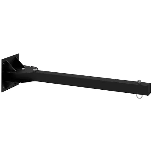 SPORTNOW Boxsackhalterung für Zuhause – Robuste Stahlkonstruktion - Optimale Boxsackhalterung für Ihr Homegym! Mit 9 einstellbaren Winkeln und einer Tragkraft von bis zu 100 kg. Ideal für verschiedene Wandtypen – für effektives Training zu Hause.