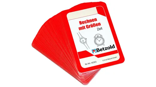 Betzold Rechnen mit Zeit - Karten für den Magischen Zylinder